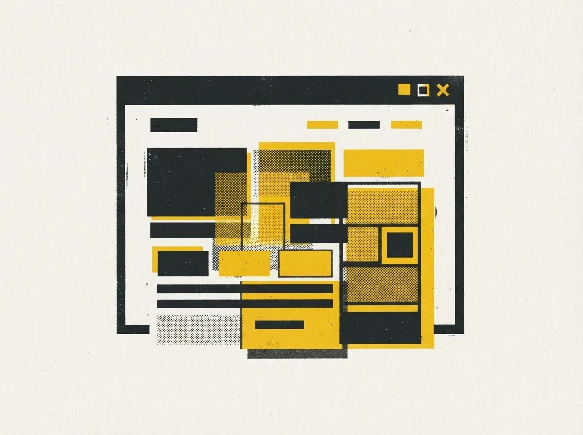 Illustration : création de site internet