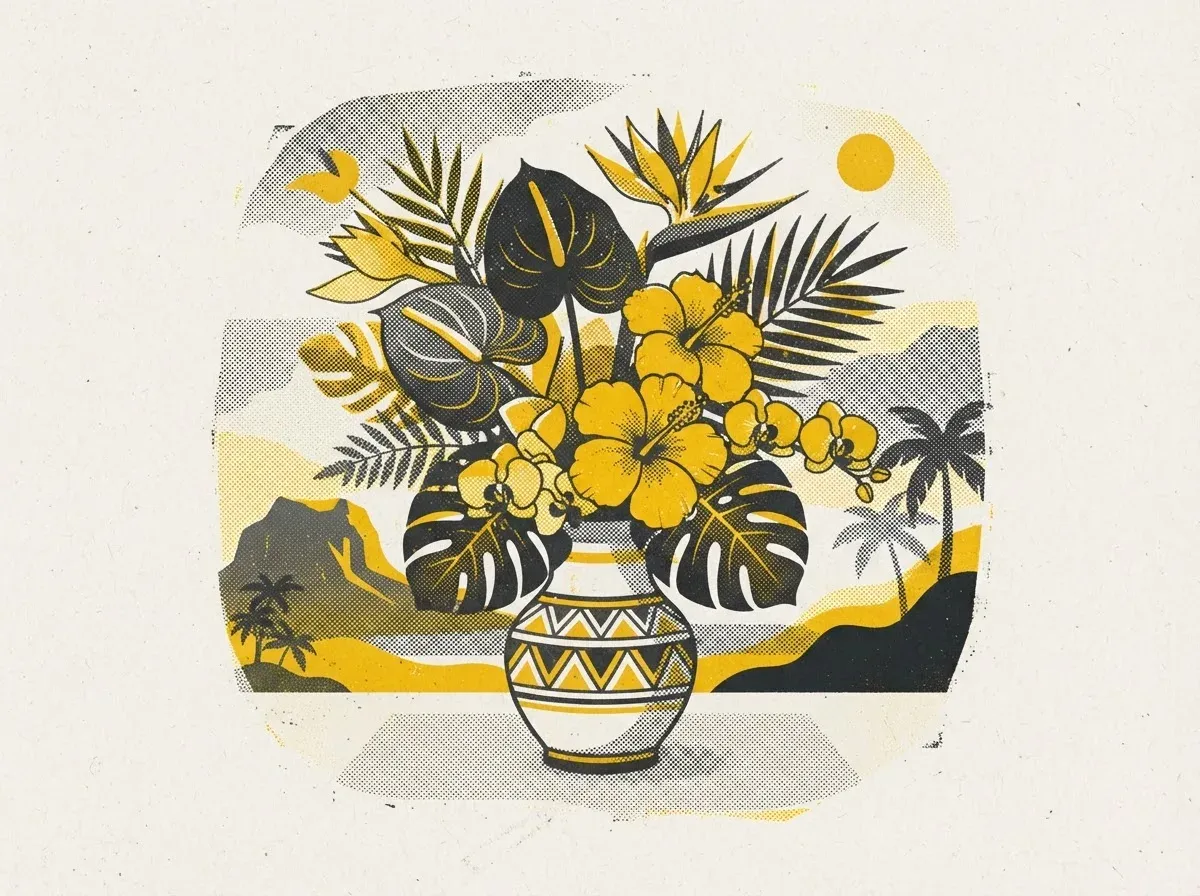 Illustration : fleuristes