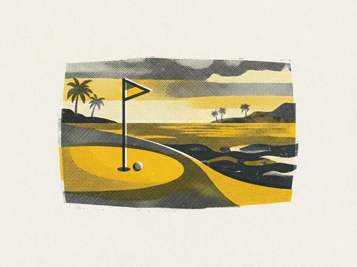 Illustration : golfs