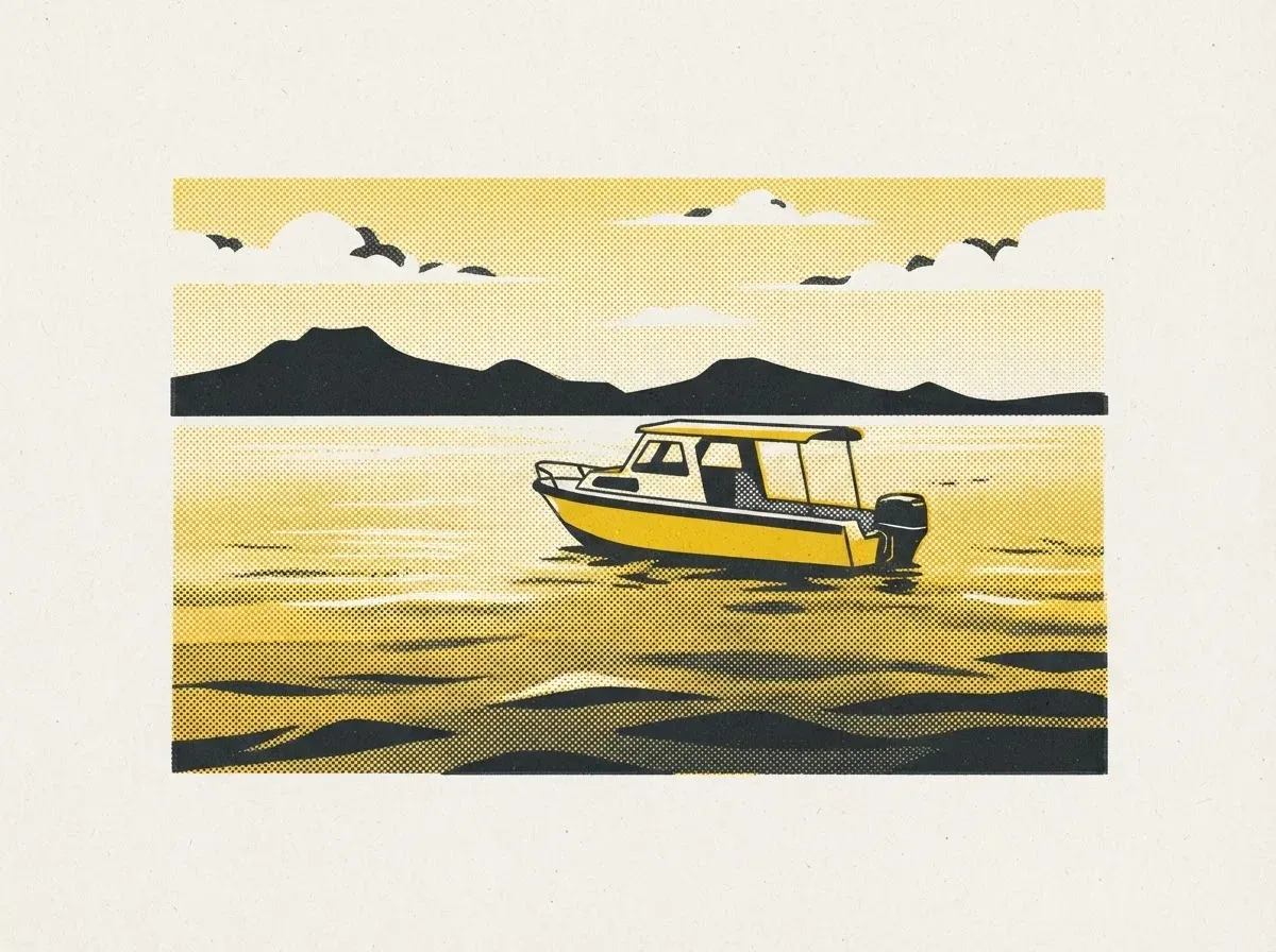 Illustration : loueurs de bateaux