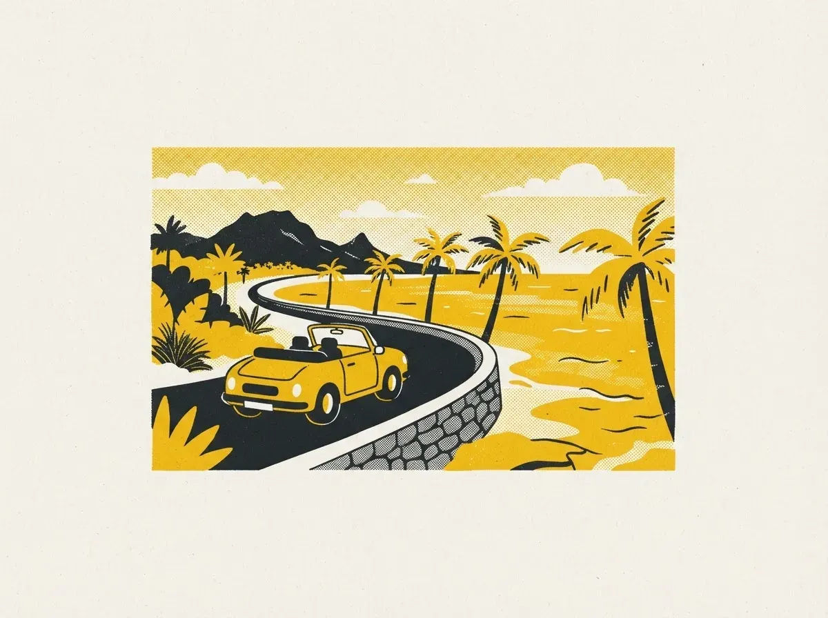 Illustration : loueurs de voitures